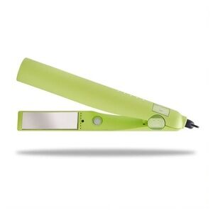 TYME Iron Pro 2-in-1 Hair Curler & Straightener w/ Auto Shutoff, Limelight